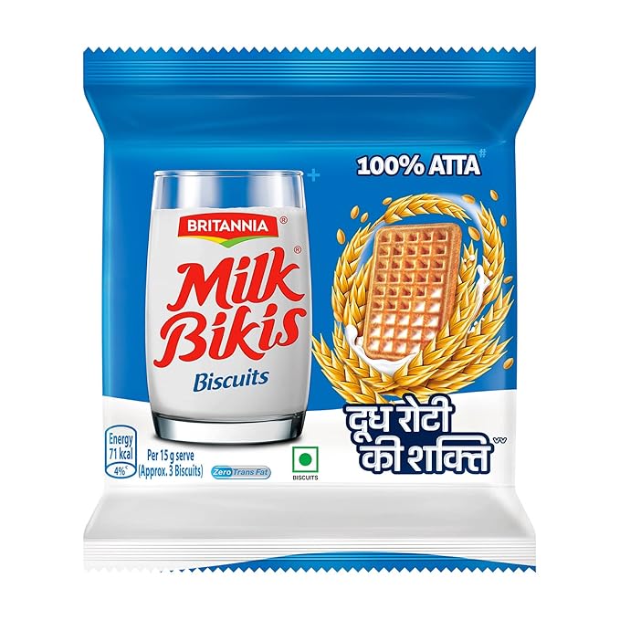Britannia Milk Bikis Biscuits, 190 g