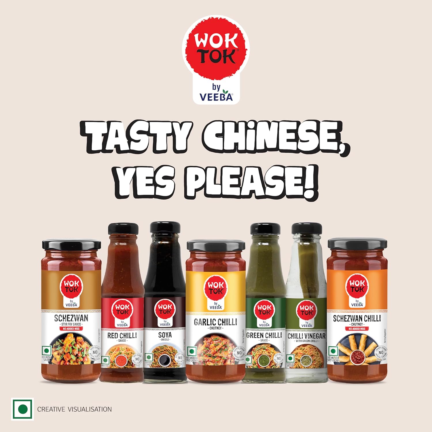 Wok Tok by Veeba Schezwan Stir-Fry Sauce, 250 g