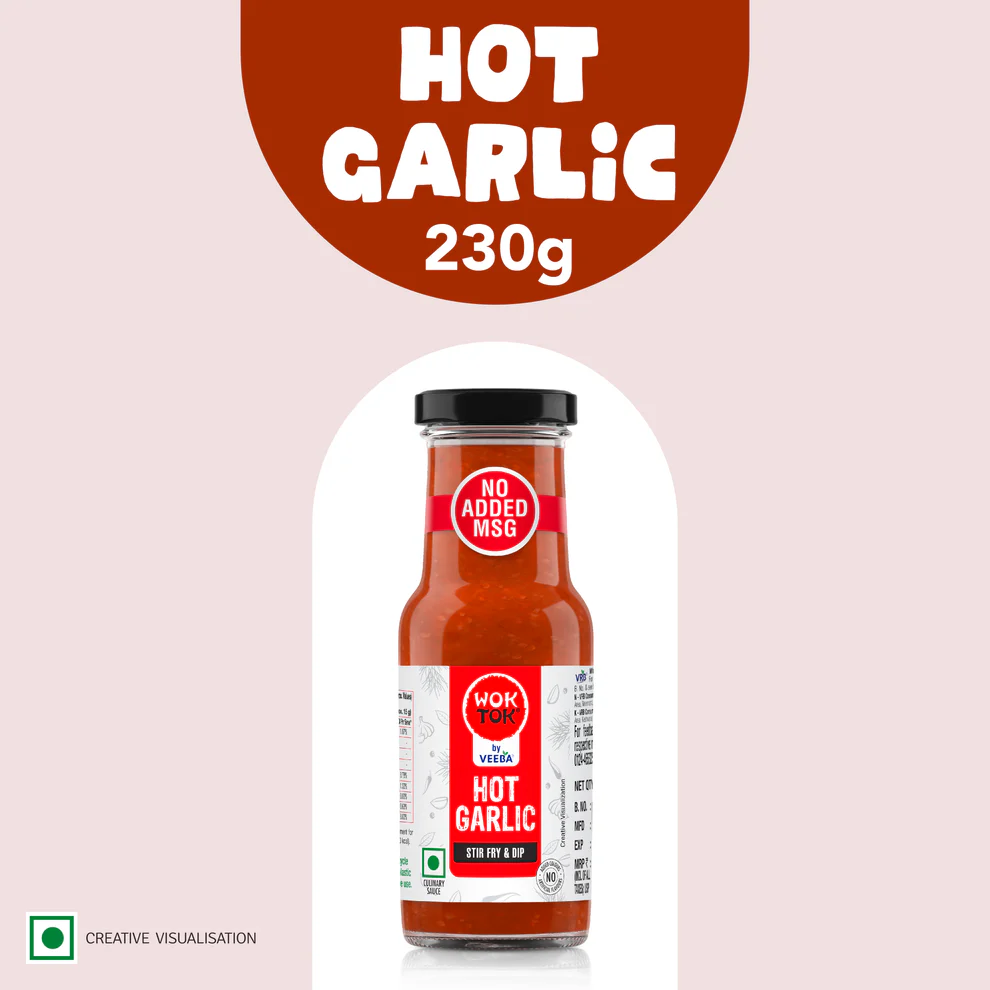 Wok Tok by Veeba Hot Garlic, 230 g