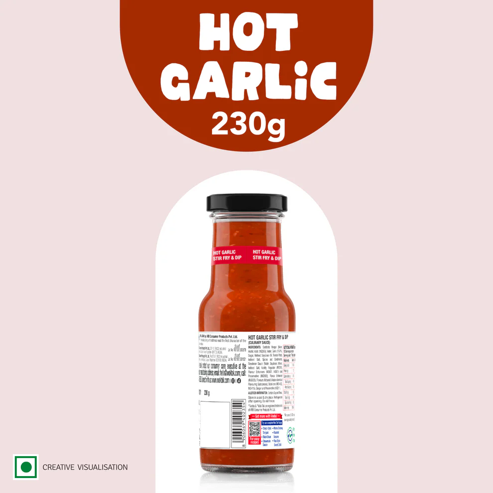 Wok Tok by Veeba Hot Garlic, 230 g