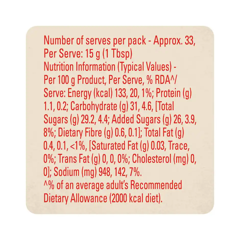 Kissan Fresh Tomato Ketchup, 500 g