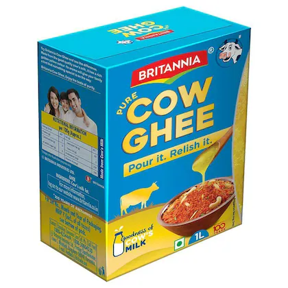 Britannia Cow Ghee 1 L (Carton)
