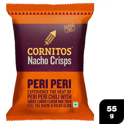 Cornitos Peri Peri Nacho Crisps, 55 g