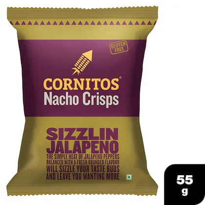 Cornitos Cheese & Herbs Nacho Crisps, 55 g