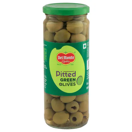 Del Monte Pitted Green Olives 450 g