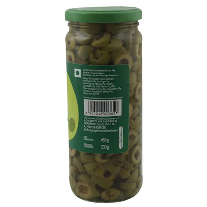Del Monte Sliced Green Olives, 450 g