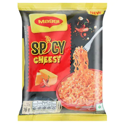 Nestle India Maggi Spicy Cheesy Noodles, 76 g