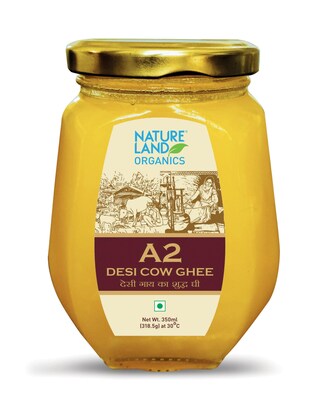 Natureland organics A2 Cow Ghee, 350 ml
