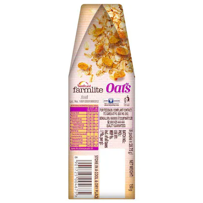 Sunfeast Farmlite Active Oats Biscuits With Raisins, 150 g