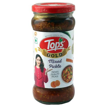 Tops Gold Mixed Pickle, 400 g