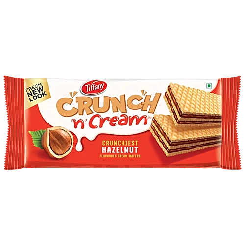 Tiffany Crunch 'n' Cream Hazelnut Flavored, 135 g
