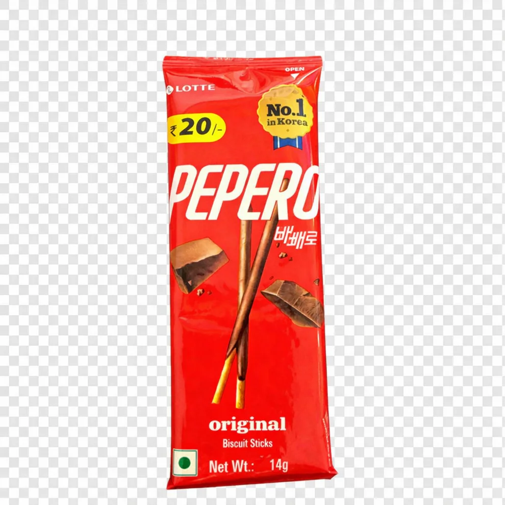 Lotte Pepero Original Biscuit Sticks, 14 g