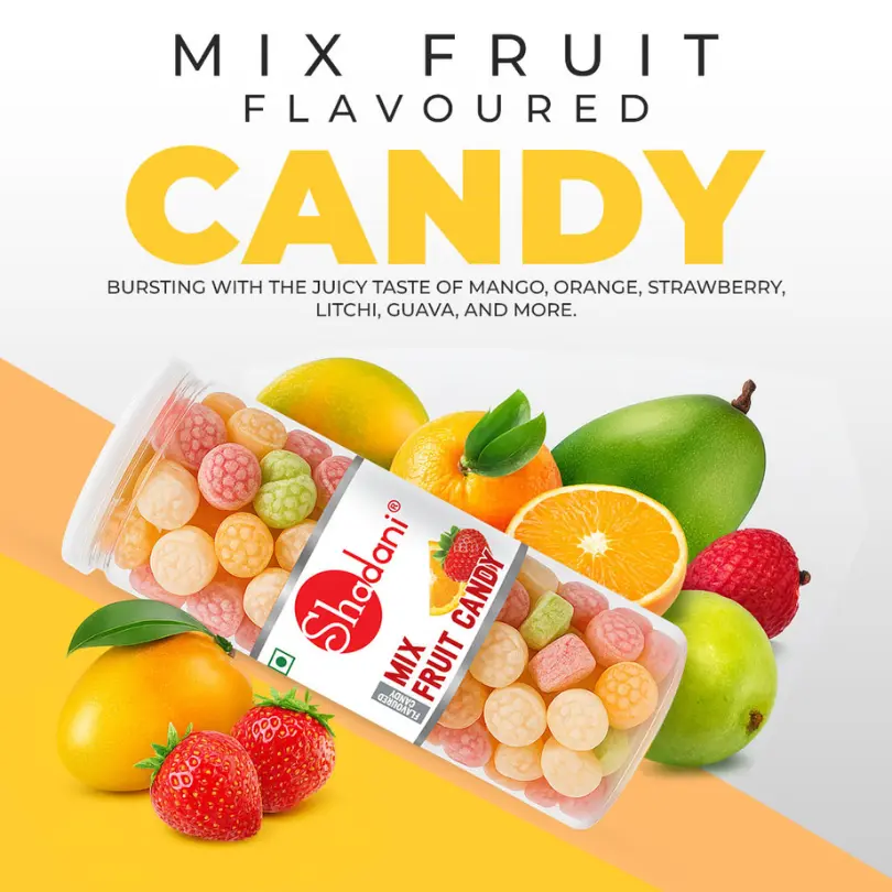 Shadani Mix Fruit Candy, 230 g