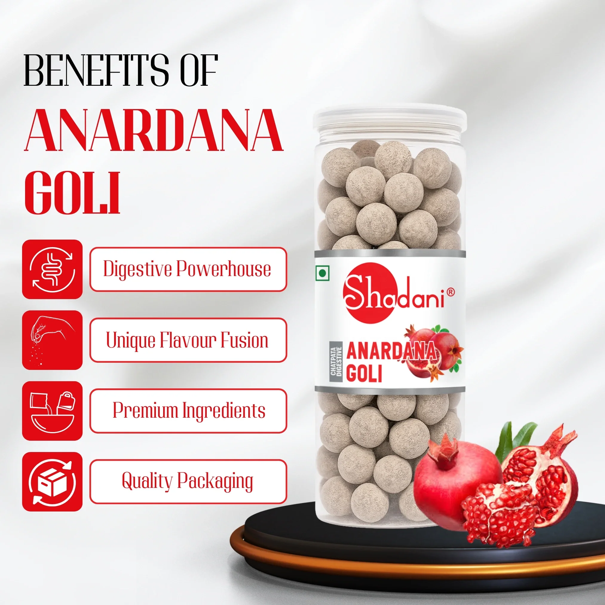 Shadani Anardana Goli, 200 g