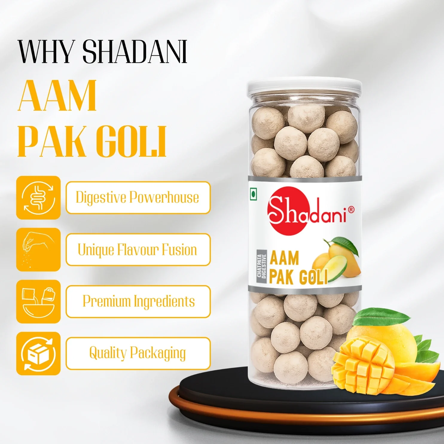 Shadani Aam Pak Goli, 200 g