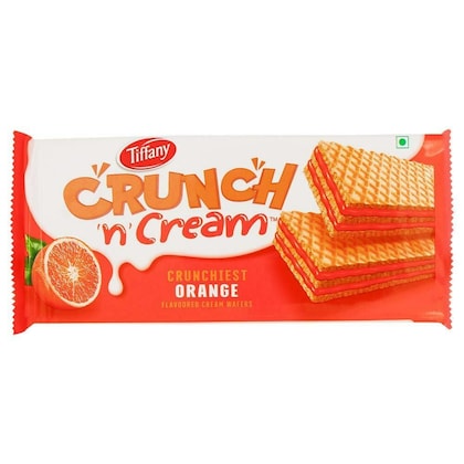 Tiffany Crunch 'N' Cream Orange Wafers, 135 g