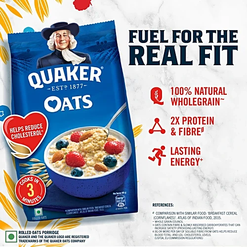 Quaker Rolled Oats, 1 kg