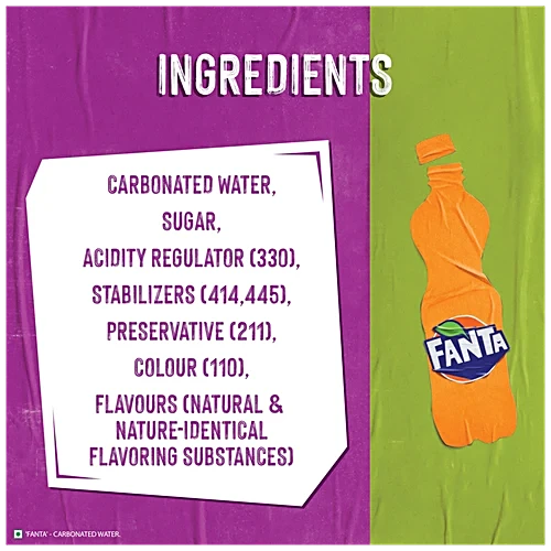 Fanta Orange Flavoured Soft Drink, 1 l