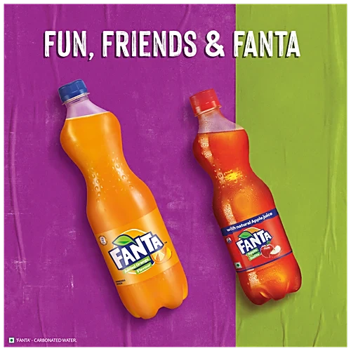 Fanta Orange Flavoured Soft Drink, 2 l