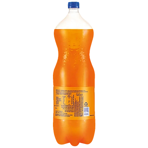 Fanta Orange Flavoured Soft Drink, 2 l