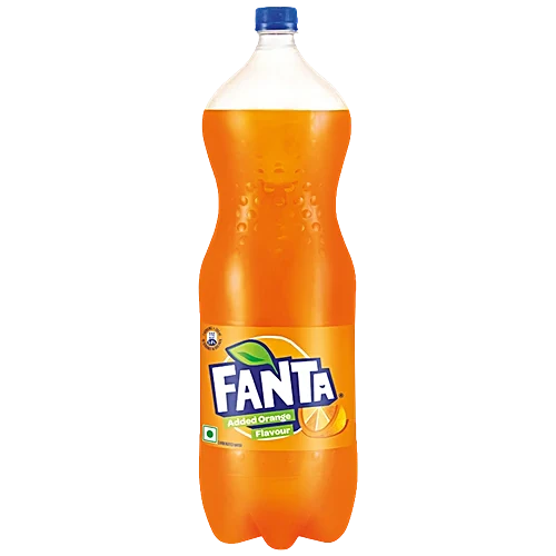 Fanta Orange Flavoured Soft Drink, 2 l