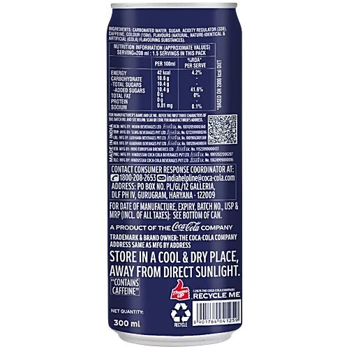Thums Up Soft Drink, 300 ml
