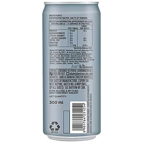 Schweppes Original Soda Water, 300 ml