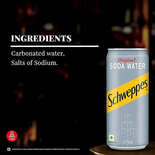 Schweppes Original Soda Water, 300 ml