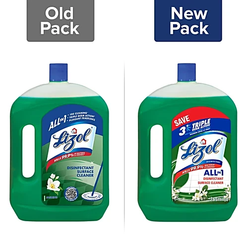 Lizol Disinfectant Surface Cleaner Jasmine, 2 L