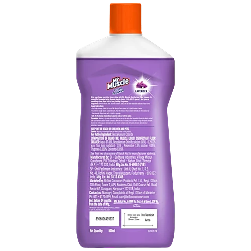 Mr. Muscle Floor Cleaner Liquid Lavender, 500 ml