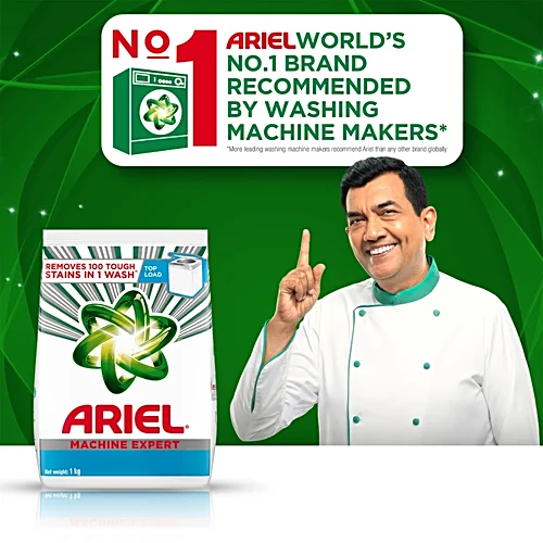 Ariel Machine Expert top load detergent powder, 1 kg