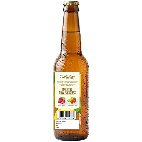 Toyo Kombucha Ginger Lemon Fermented Tea, 330 ml