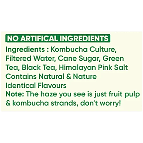 Toyo Kombucha Lemongrass Fermented Tea, 330 ml