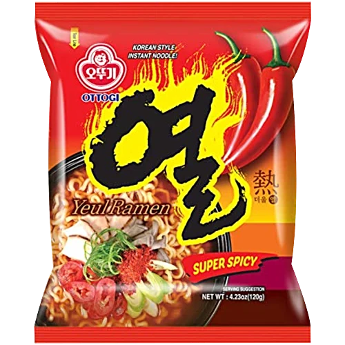 Ottogi Yeul Ramen Korean Style Instant Noodles, 110 g
