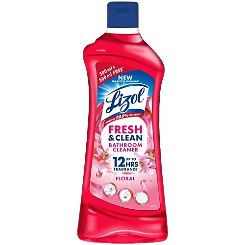 Lizol Floral Bathroom Cleaner Liquid, 700 ml