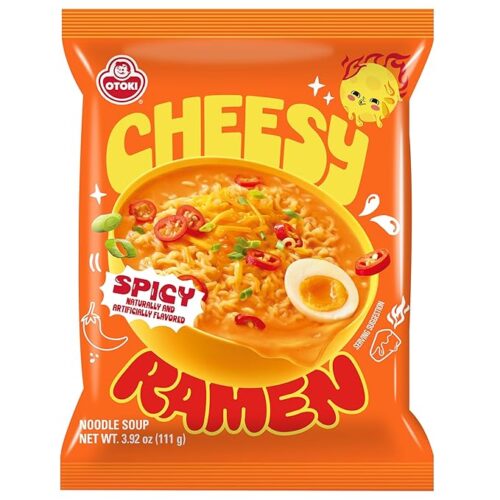 Ottogi Spicy Stir Fry Cheese Ramen, 110 g