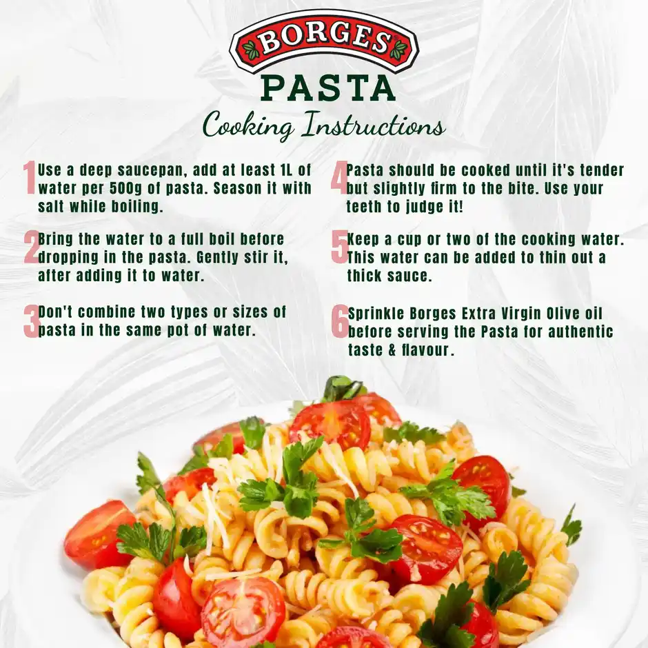 Borges Durum Wheat Pasta Fusilli, 500 g