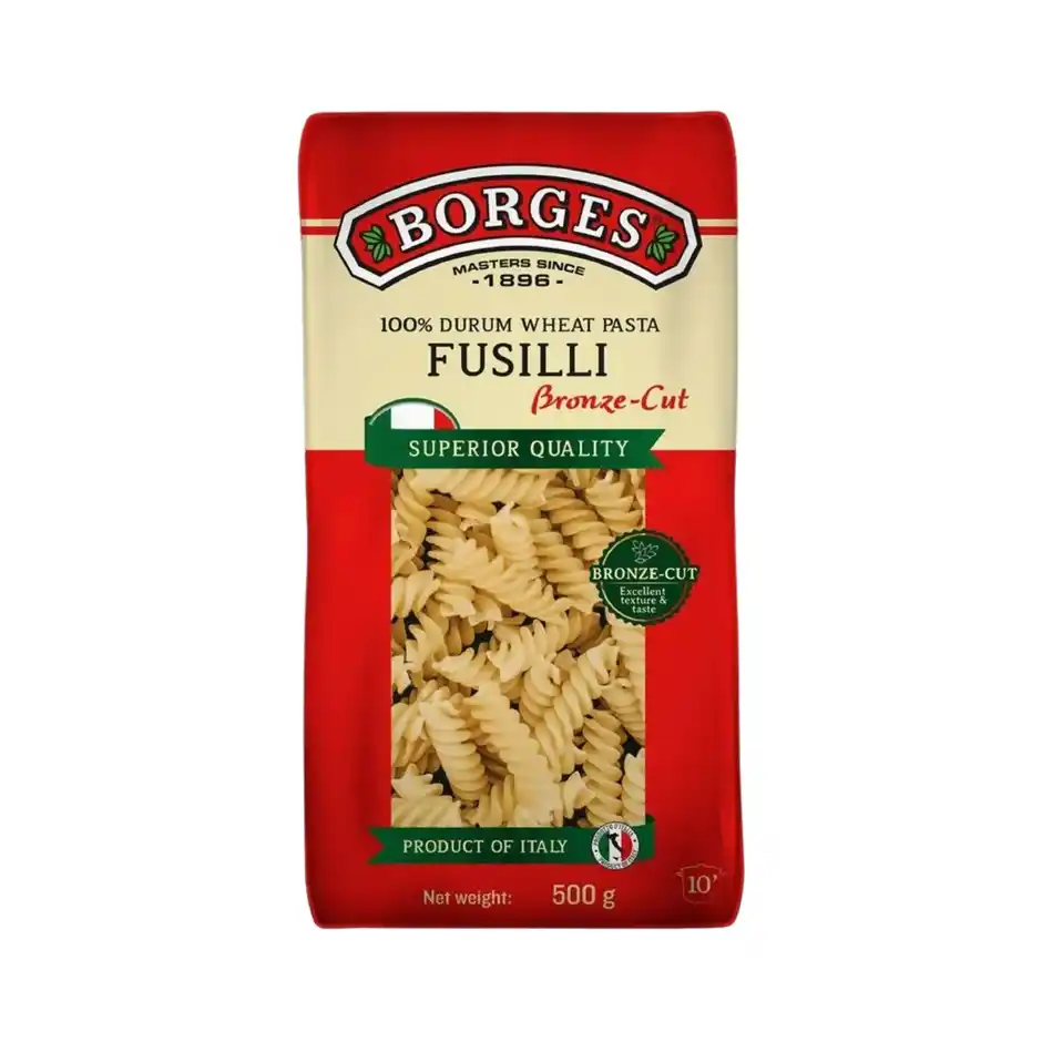 Borges Durum Wheat Pasta Fusilli, 500 g
