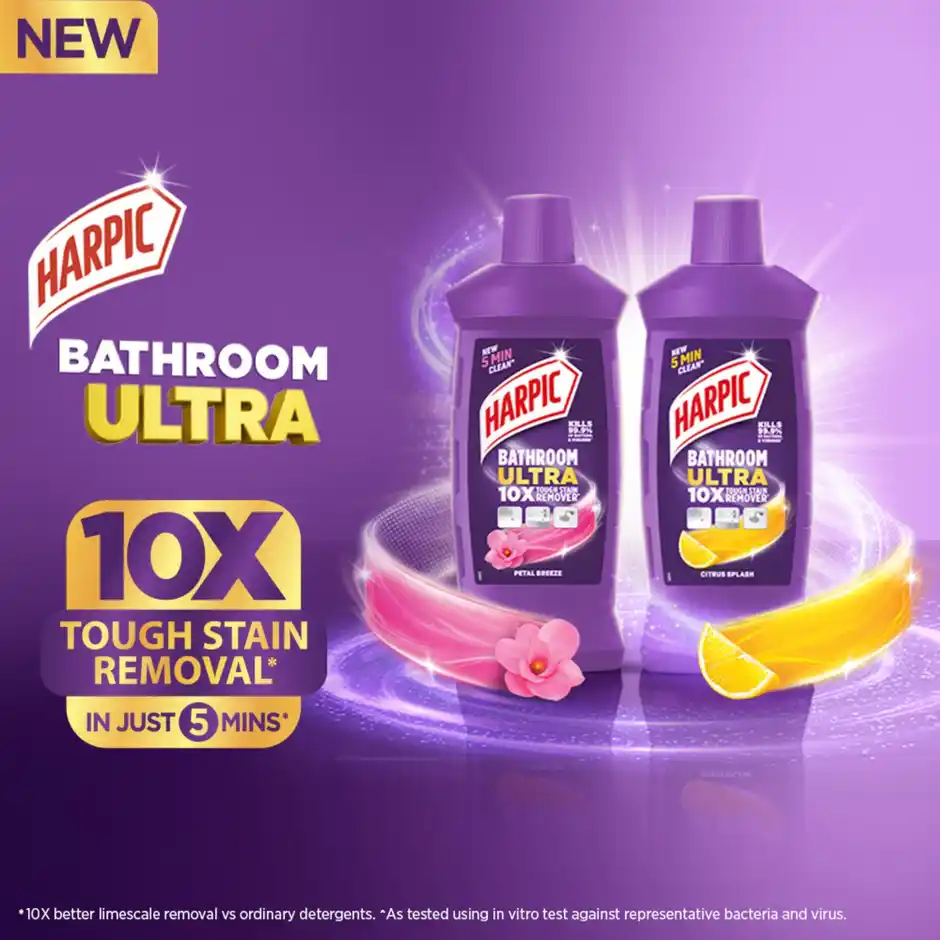 Harpic Bathroom Ultra Citrus Splash cleaner, 500 g