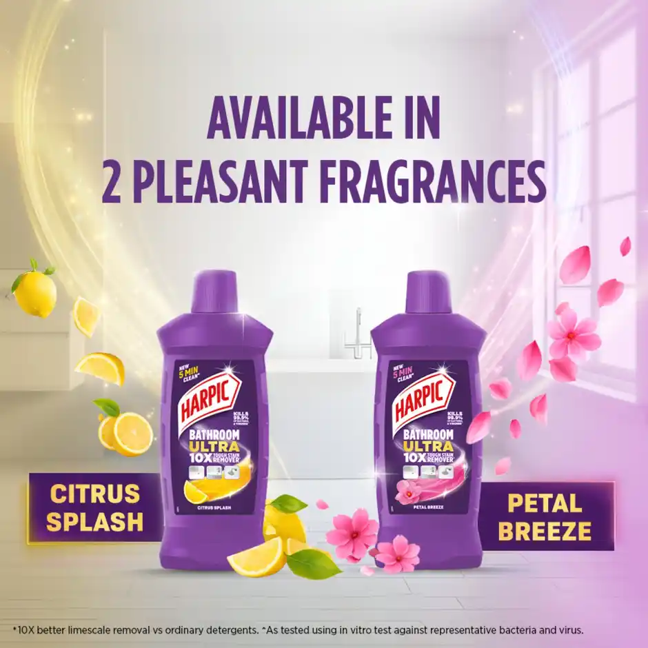 Harpic Bathroom Ultra Citrus Splash cleaner, 500 g