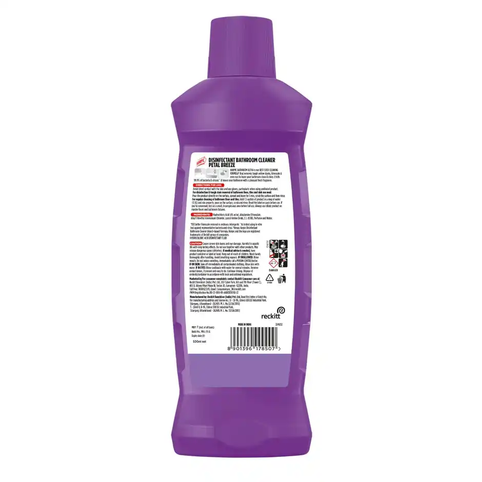 Harpic Bathroom Ultra Petal Breeze cleaner, 500 g