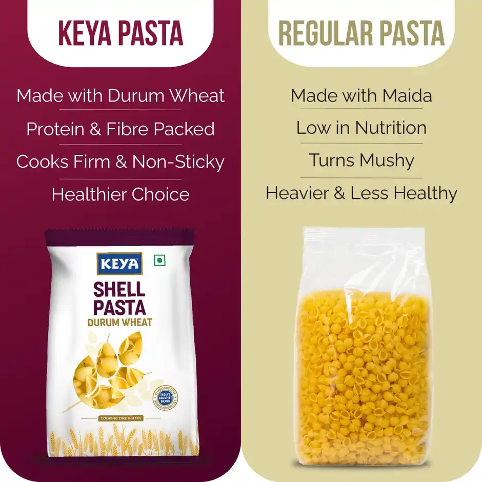 Keya Shell Pasta, 400 g Buy 1 Get 1