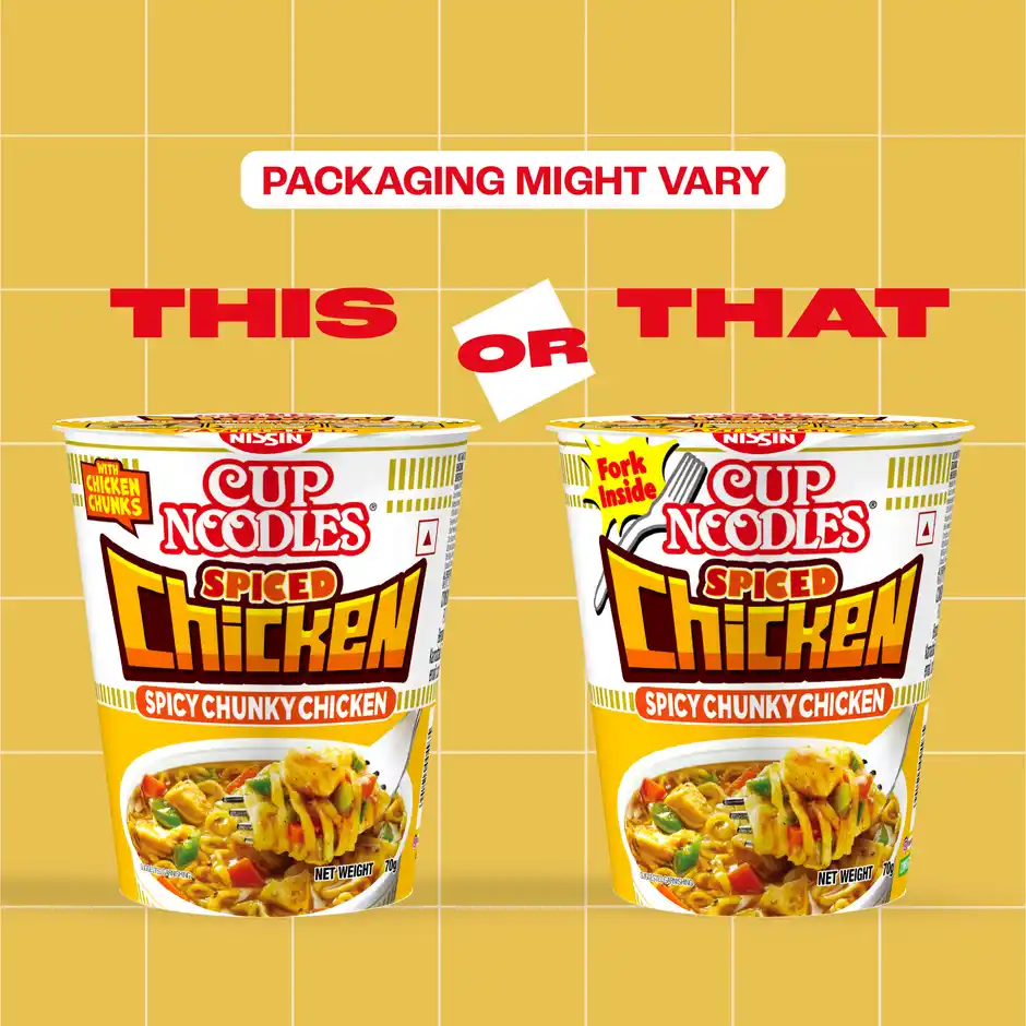 Nissin Cup Noodles Spiced Chicken, 70 g