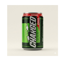Charged Pro Lime Rush energy drink Can, 200 ml