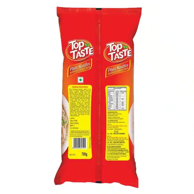 Tops Plain Noodles, 650 g