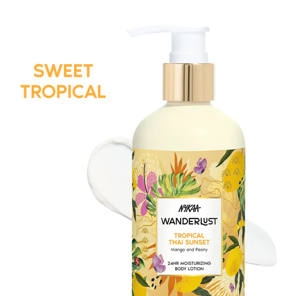 Nykaa Wanderlust Tropical Thai Sunset Moisturizing Body Lotion, 300 ml