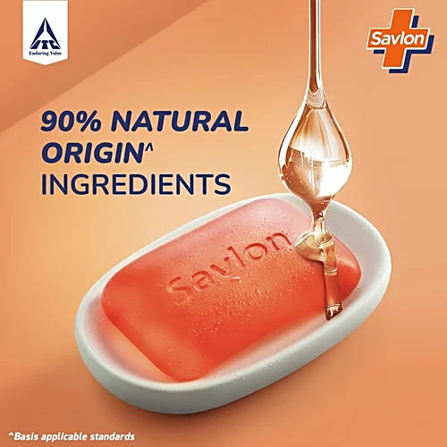 Savlon Glycerin Bathing Bar, 75 g (Buy 3 Get 1 Free)