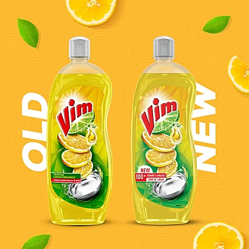 Vim Lemon Dishwash Liquid Gel, 250 ml