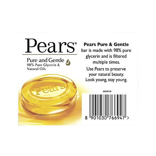 Pears Pure & Gentle Bathing Bar, 75 g