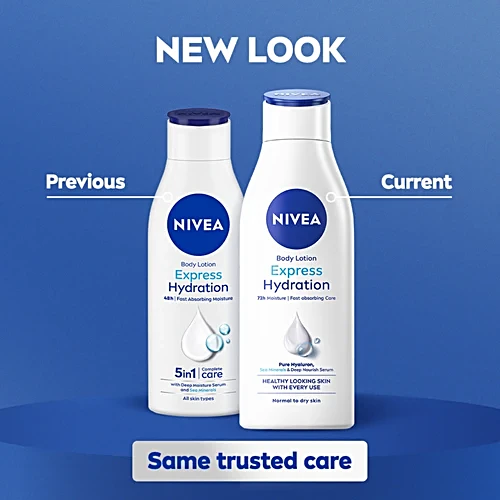 Nivea Express Hydration Body Lotion, 75 ml